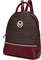 mkf backpack purse women girls women's handbags & wallets ~ fashion backpacks logo