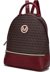 img 4 attached to MKF Backpack Purse Women Girls Women's Handbags & Wallets ~ Fashion Backpacks