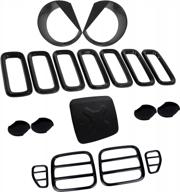 upgrade your jeep renegade with enrand's 18pcs black protective covers and trim! logo