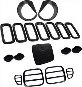 img 4 attached to Upgrade Your Jeep Renegade With EnRand'S 18Pcs Black Protective Covers And Trim!