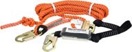 25ft vertical lifeline assemble w/ rope grab snap hooks & shock absorber - ansi compliant fall protection safety equipment by welkforder logo