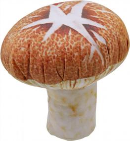 img 3 attached to Подушка Bettli Mushroom Mini Mushroom 8 дюймов плюшевая, напечатанная на 3D-принтере