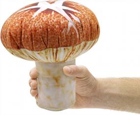 img 4 attached to Подушка Bettli Mushroom Mini Mushroom 8 дюймов плюшевая, напечатанная на 3D-принтере