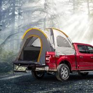 🏕️ ultimate drm truck bed tent: waterproof pickup camping tent (5-8.2ft bed) with carrying case - 3 logo