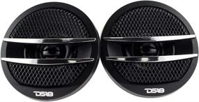 img 4 attached to 🔊 DS18 TX1S Tweeter X1: Powerful 1.38-inch Dome Ferrite Tweeters (200W Max) with Mounting Kit - Set of 2 (Black/Silver)