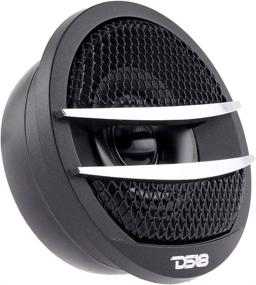 img 2 attached to 🔊 DS18 TX1S Tweeter X1: Powerful 1.38-inch Dome Ferrite Tweeters (200W Max) with Mounting Kit - Set of 2 (Black/Silver)