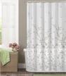 dragonfly garden semi-sheer fabric shower curtain by maytex - vibrant multi-color design, measures 70 x 72 inches logo