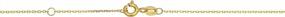 img 3 attached to KoolJewelry 14K Yellow Gold High Polish Figaro Baby ID Bracelet (5.5 Inches Long)