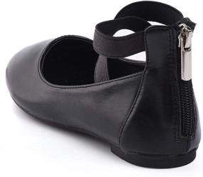 img 1 attached to 👟 NFGF316 Black Girls' Shoes by Nova Utopia Girl Flats