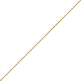 img 3 attached to 10K Yellow Gold 0.40Mm Lightweight Box Chain Necklace With Spring Clasp - LoveBling