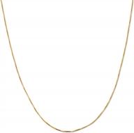10k yellow gold 0.40mm lightweight box chain necklace with spring clasp - lovebling logo