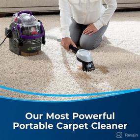img 2 attached to 🐾 BISSELL SpotClean Pet Pro 2458: Ultimate Portable Carpet Cleaner for Pet Owners