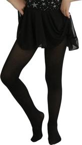 img 3 attached to ToBeInStyle Girls Opaque Tights Orange Girls' Clothing ~ Socks & Tights