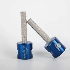 img 2 attached to Raizi Diamond Finger Milling Bits For Enlarging Shaping Holes On Porcelain Tile Marble Granite Milling Tools 2 Pcs (10Mm(3/8 Inch))