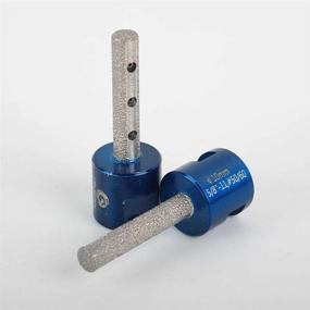 img 4 attached to Raizi Diamond Finger Milling Bits For Enlarging Shaping Holes On Porcelain Tile Marble Granite Milling Tools 2 Pcs (10Mm(3/8 Inch))