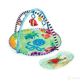 img 3 attached to 🌊 Discover the Depths: Baby Einstein Sea Floor Explorers 2-in-1 Water Mat for Stimulating Tummy Time and Portable Activity Play Gym