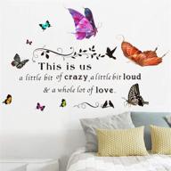 butterfly stickers lettering inspirational decorations logo