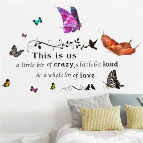 img 4 attached to Butterfly Stickers Lettering Inspirational Decorations