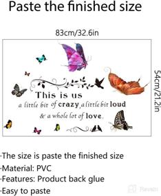 img 3 attached to Butterfly Stickers Lettering Inspirational Decorations