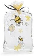 large pack of 20 cello bags with little honey bees logo