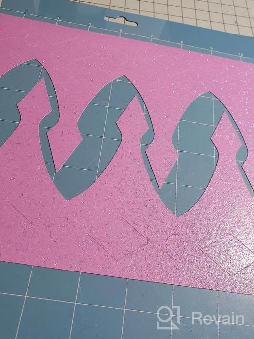 img 1 attached to Upgrade Your Cricut Cutting Game With REALIKE LightGrip Cutting Mats: 3-Pack Blue Light Adhesive Cut Mats Perfect For Crafts, Quilting, And Arts review by Micheal Looney