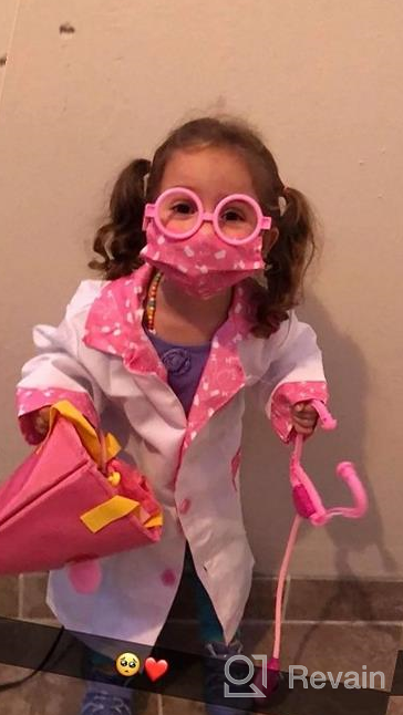 img 1 attached to Get Your Little Ones Excited To Play Pretend With Our Doctor Kit For Kids – Includes Stethoscope And Costume Set! review by Delos Montano