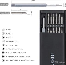 img 3 attached to 🔧 24 in 1 Magnetic Mini Precision Screwdriver Set - Ideal Repair Tool for Computer/Xbox/PS3/PS4/Glasses/iPhone/Camera/Nintendo/Drone/Watch