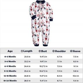img 1 attached to Cotton Loose Fit Long Sleeve Baby Footed Pajamas - Perfect For Toddler Boys & Girls!