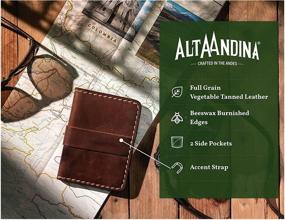 img 3 attached to Alta Andina Leather Passport Vegetable Travel Accessories : Passport Covers