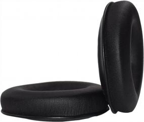 img 1 attached to Black Replacement Ear Cushion Cover For Razer Kraken Pro V1 Gaming Headphone Ear Pad