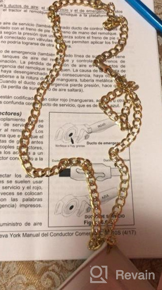 img 1 attached to 14K Yellow Gold 3.2mm, 5mm, 5.5mm Heavyweight Cuban Curb Diamond Cut Pave Chain Necklace and Bracelet review by Pauly Blake