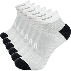 img 4 attached to Low Cut Ankle Compression Socks With Plantar Fasciitis Support For Men And Women - Ideal For Running And Athletic Activities