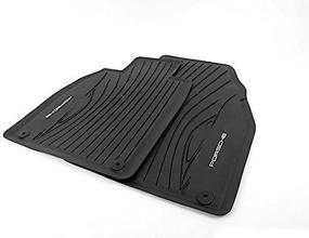 img 1 attached to Porsche Weather Floor Mats Graphite