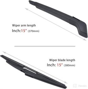 img 3 attached to Rear Wiper Arm Blade Set for Volvo XC90 2003-2006 - OE: 8659502 - OTUAYAUTO