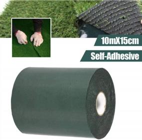 img 3 attached to 6" X33' Self-Adhesive Synthetic Grass Seam Tape By TYLife - Double-Sided Artificial Grass Turf Tape For Indoor/Outdoor Jointing Fake Green Lawn, Mat Rug, Connecting Garden Pet Rug