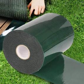 img 4 attached to 6" X33' Self-Adhesive Synthetic Grass Seam Tape By TYLife - Double-Sided Artificial Grass Turf Tape For Indoor/Outdoor Jointing Fake Green Lawn, Mat Rug, Connecting Garden Pet Rug