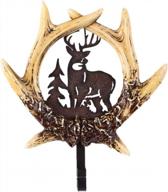 bring vintage charm to your home with garneck deer antlers wall hooks - perfect for your living room, bathroom, and kitchen wall decor! logo