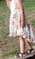 img 1 attached to HILEELANG Girl Summer Beach Dress Halter Neck Sleeveless Casual Tank Outfit Sundress 1-12Y review by Brent Saake