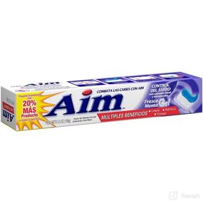 img 1 attached to AIM Mouthwash Whitening Anticavity Toothpaste