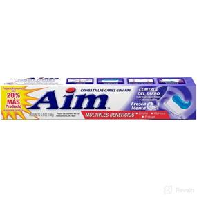 img 2 attached to AIM Mouthwash Whitening Anticavity Toothpaste