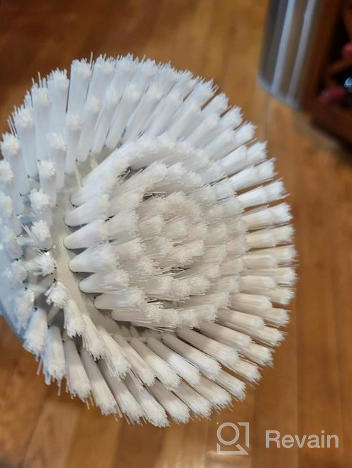 img 1 attached to Clean With Ease: IEZFIX Electric Spin Scrubber With 7 Replaceable Brush Heads For Efficient Bathroom And Shower Cleaning review by Josh Cardoso