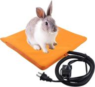 🐰 yuyuso rabbit heated pad: cozy fleece cover for bunny guinea pigs - effective heating plate логотип