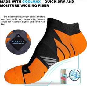 img 2 attached to Coolmax Anti-Blister No Show Running Socks With Seamless Design And Anti-Odor Properties