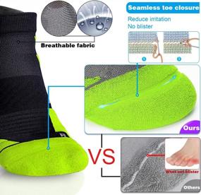 img 3 attached to Coolmax Anti-Blister No Show Running Socks With Seamless Design And Anti-Odor Properties