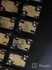 img 8 attached to Водоустойчивые игральные карты Black Diamond - колода покера HD для расширенного игрового опыта