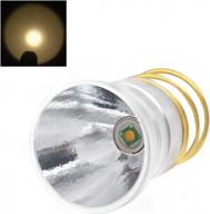 super bright yellow light led replacement bulb single mode p60 led drop-in module design for surefire hugsby c2 g2 z2 6p 9p g3 s3 d2 ultrafire 501b 502b and other hunting flashlights logo