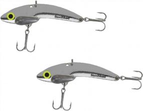 img 4 attached to 1/4 Oz. Lipless Crankbait For Freshwater Fishing - SteelShad Mini Series (1-3/4") Perfect For Bass, Crappie And Walleye Cranking & Jigging