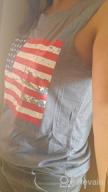 img 1 attached to Women'S USA Flag Print Tank Top - Patriotic Stars & Stripes Vest Tee For Summer review by Mike Kimball
