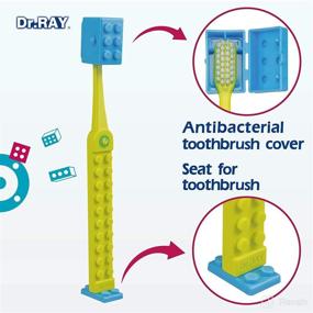 img 1 attached to 🪥 Build a Better Brush with Dr RAY Toothbrush Building Block Covers: Innovative Oral Care Solutions