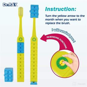 img 2 attached to 🪥 Build a Better Brush with Dr RAY Toothbrush Building Block Covers: Innovative Oral Care Solutions